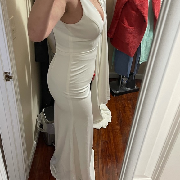 Anthropologie x BHLDN Jones V-neck Crepe Dress - Picture 13 of 16